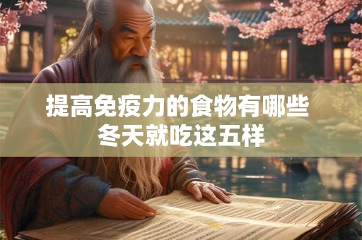 提高免疫力的食物有哪些 冬天就吃这五样