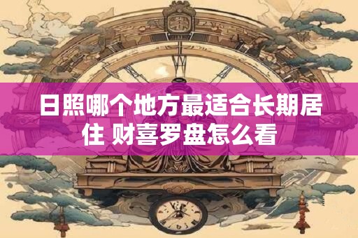 日照哪个地方最适合长期居住 财喜罗盘怎么看
