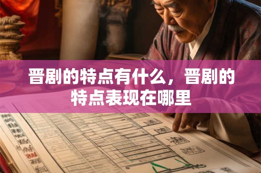 晋剧的特点有什么，晋剧的特点表现在哪里
