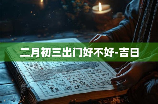 二月初三出门好不好-吉日
