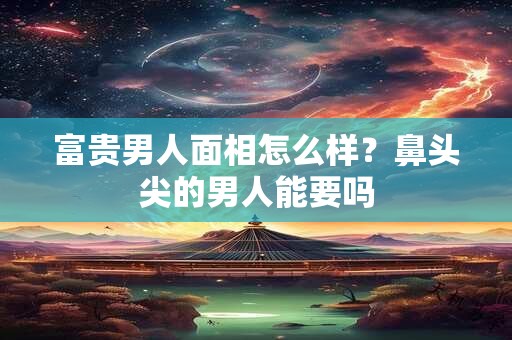 富贵男人面相怎么样？鼻头尖的男人能要吗