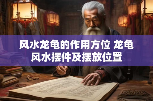 风水龙龟的作用方位 龙龟风水摆件及摆放位置