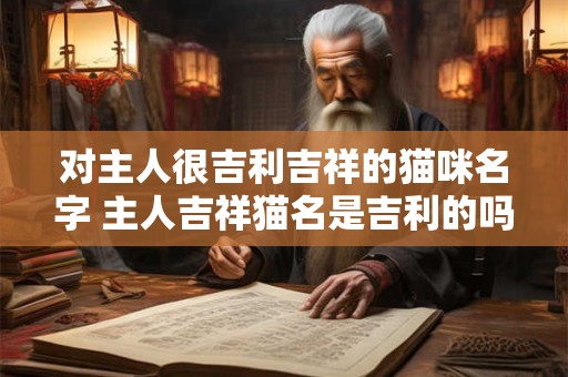 对主人很吉利吉祥的猫咪名字 主人吉祥猫名是吉利的吗