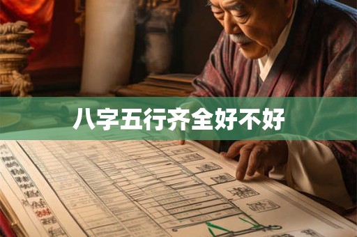 八字五行齐全好不好