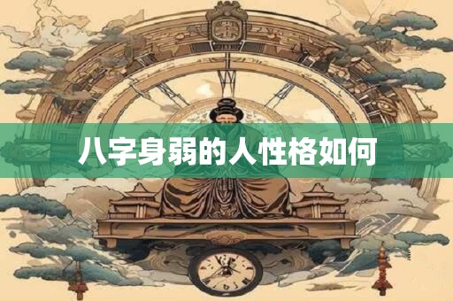 八字身弱的人性格如何