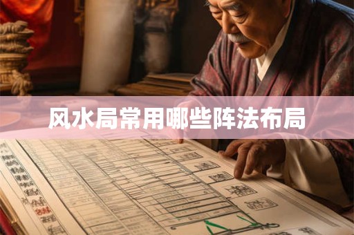 风水局常用哪些阵法布局