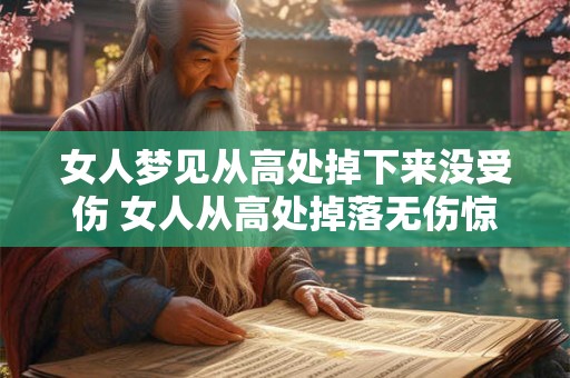 女人梦见从高处掉下来没受伤 女人从高处掉落无伤惊险还是好兆头