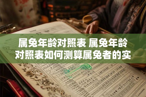 属兔年龄对照表 属兔年龄对照表如何测算属兔者的实际年龄