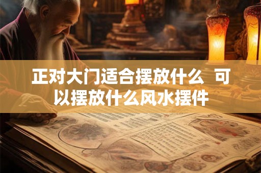 正对大门适合摆放什么  可以摆放什么风水摆件