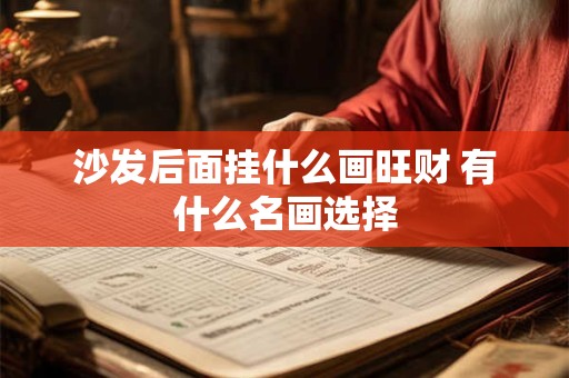 沙发后面挂什么画旺财 有什么名画选择