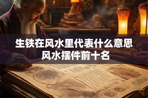 生铁在风水里代表什么意思 风水摆件前十名