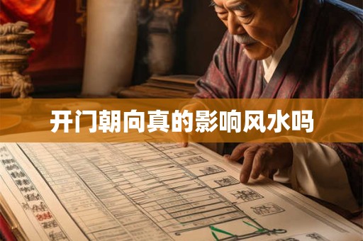 开门朝向真的影响风水吗