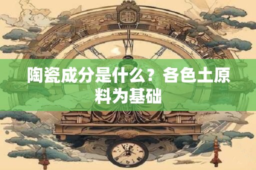 陶瓷成分是什么？各色土原料为基础