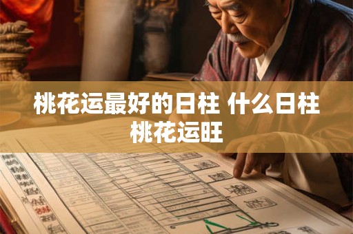 桃花运最好的日柱 什么日柱桃花运旺