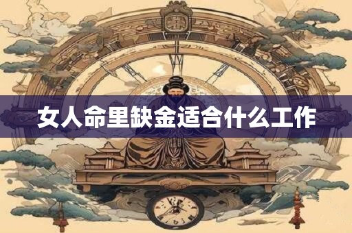 女人命里缺金适合什么工作