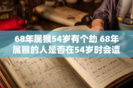 68年属猴54岁有个劫 68年属猴的人是否在54岁时会遭遇劫难