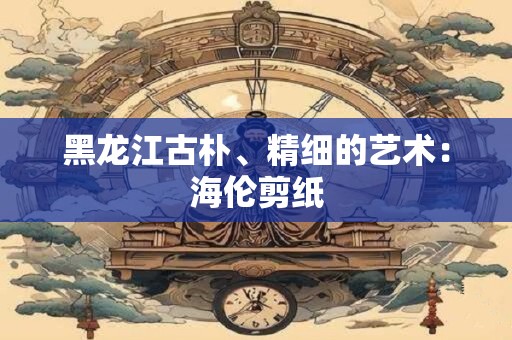 黑龙江古朴、精细的艺术：海伦剪纸