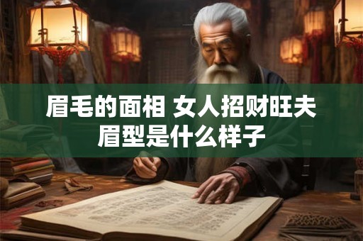 详细阅读:眉毛的面相 女人招财旺夫眉型是什么样子 眉毛的面相 女人招财旺夫眉型是什么样子