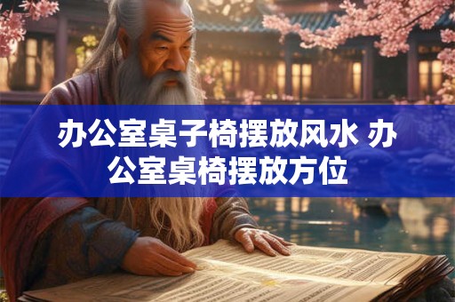 办公室桌子椅摆放风水 办公室桌椅摆放方位