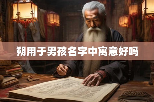 朔用于男孩名字中寓意好吗