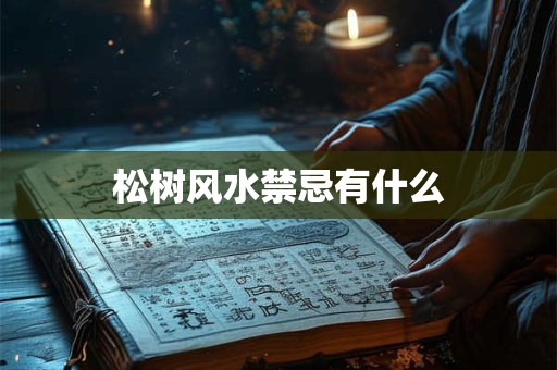 松树风水禁忌有什么