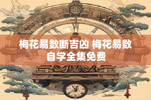 梅花易数断吉凶 梅花易数自学全集免费