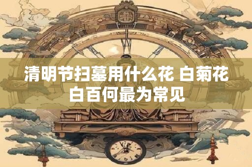 清明节扫墓用什么花 白菊花白百何最为常见