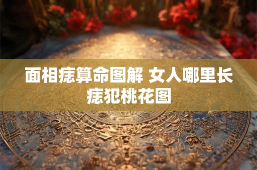 面相痣算命图解 女人哪里长痣犯桃花图
