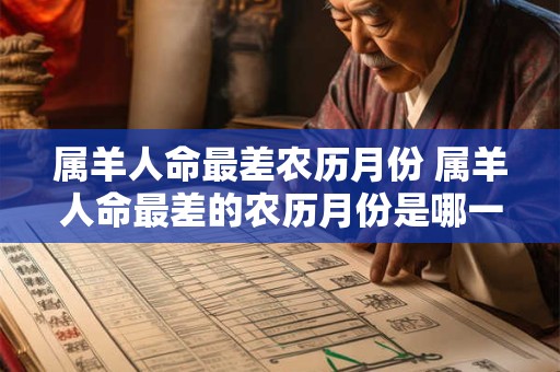 属羊人命最差农历月份 属羊人命最差的农历月份是哪一个
