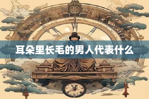 耳朵里长毛的男人代表什么