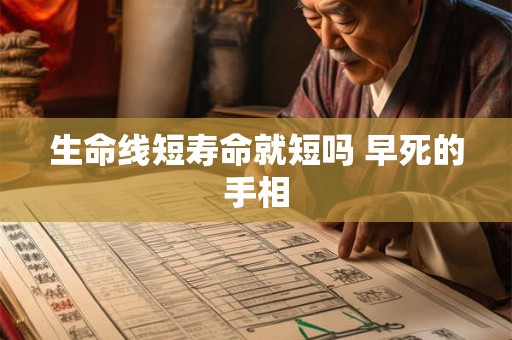生命线短寿命就短吗 早死的手相