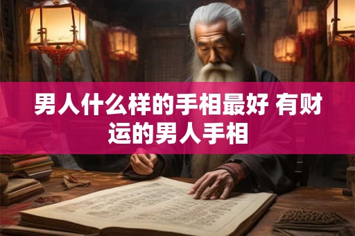 男人什么样的手相最好 有财运的男人手相
