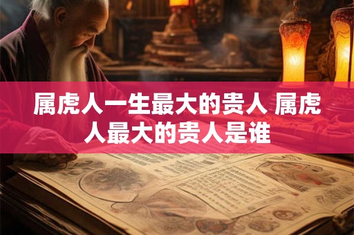 属虎人一生最大的贵人 属虎人最大的贵人是谁