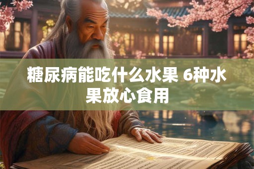 糖尿病能吃什么水果 6种水果放心食用