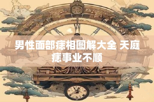 男性面部痣相图解大全 天庭痣事业不顺