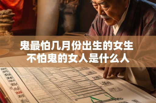 鬼最怕几月份出生的女生 不怕鬼的女人是什么人