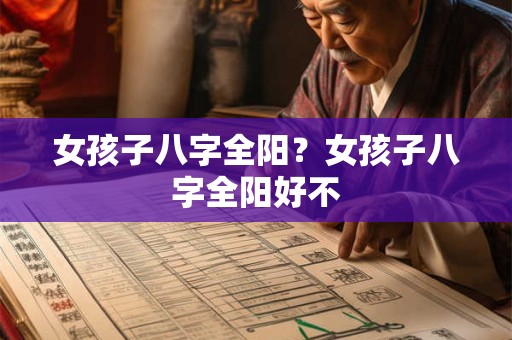 女孩子八字全阳？女孩子八字全阳好不