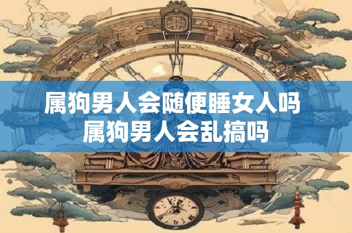 属狗男人会随便睡女人吗 属狗男人会乱搞吗