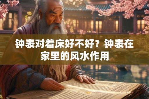 钟表对着床好不好？钟表在家里的风水作用