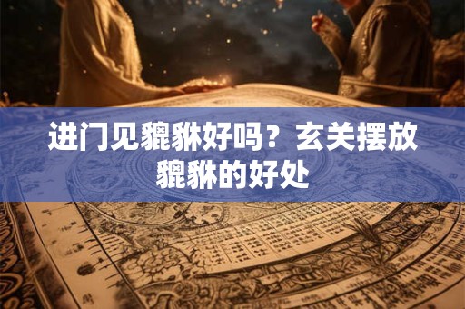 进门见貔貅好吗？玄关摆放貔貅的好处