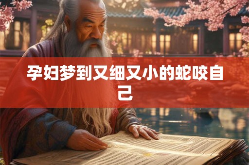 孕妇梦到又细又小的蛇咬自己