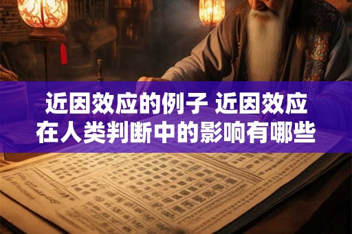 近因效应的例子 近因效应在人类判断中的影响有哪些