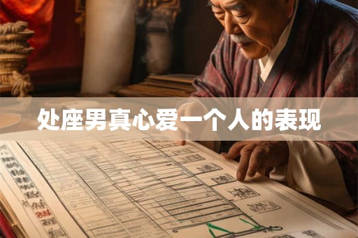 处座男真心爱一个人的表现