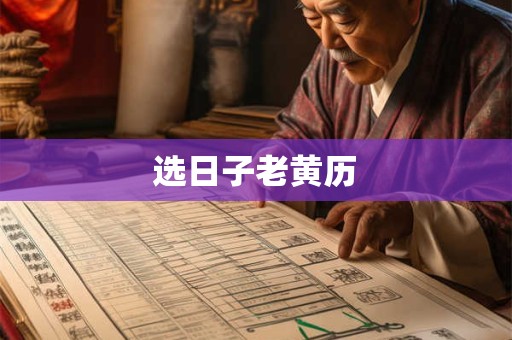 选日子老黄历