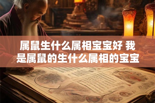属鼠生什么属相宝宝好 我是属鼠的生什么属相的宝宝好呢