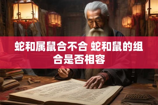 蛇和属鼠合不合 蛇和鼠的组合是否相容