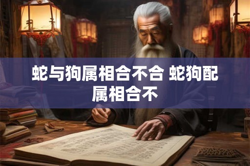 蛇与狗属相合不合 蛇狗配属相合不