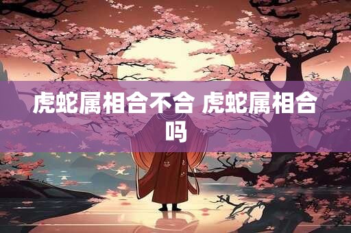 虎蛇属相合不合 虎蛇属相合吗 虎蛇属相合不合 虎蛇属相合吗