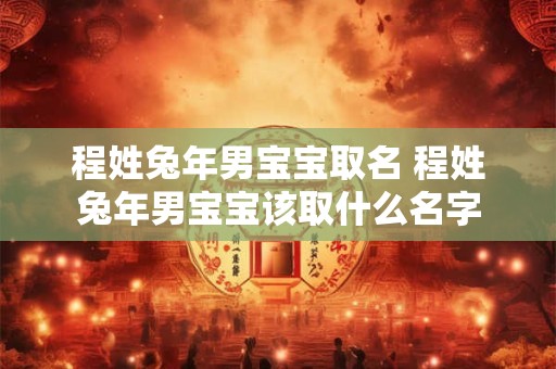 程姓兔年男宝宝取名 程姓兔年男宝宝该取什么名字
