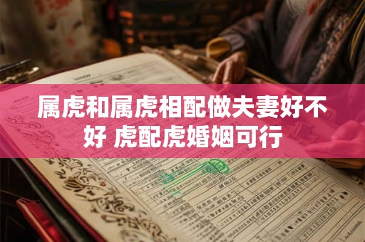属虎和属虎相配做夫妻好不好 虎配虎婚姻可行